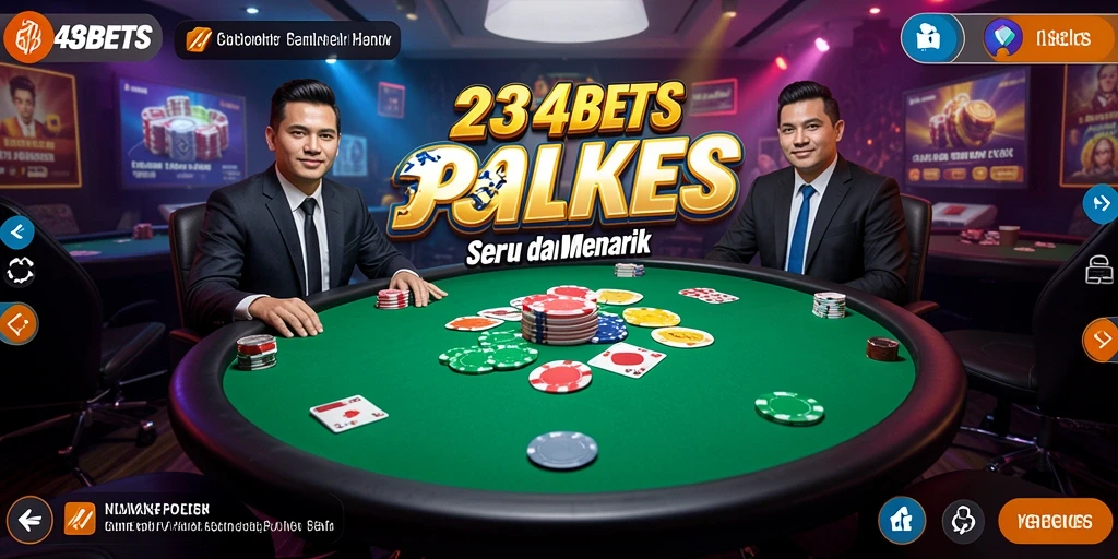 Gameplay Poker menarik di 1234BETS dengan grafis menawan.