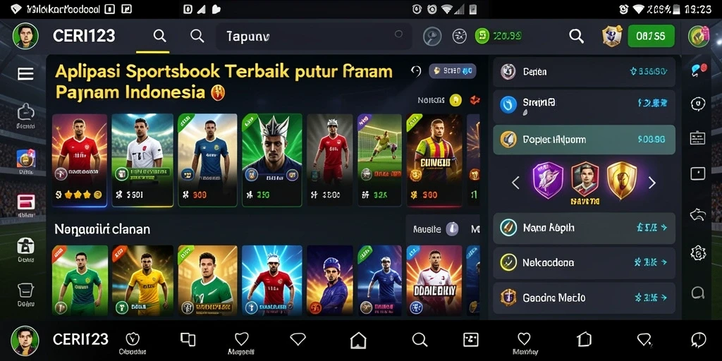Tampilan menarik dalam gameplay taruhan olahraga di CERI123.