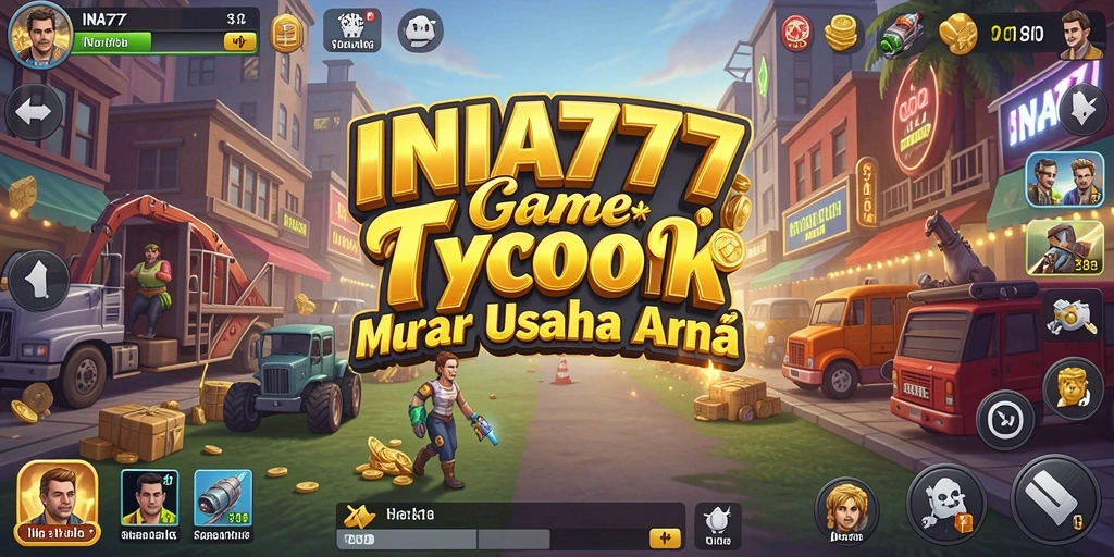 Screenshot gameplay INA777 menampilkan pengelolaan usaha yang menarik dan interaktif.