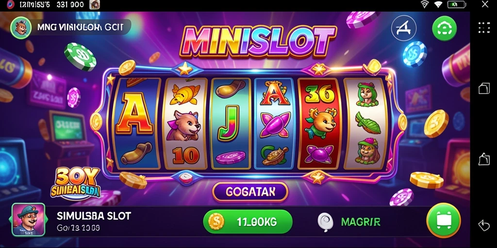 Tampilan menarik dari gameplay MINISLOT dengan mesin slot yang menghibur.