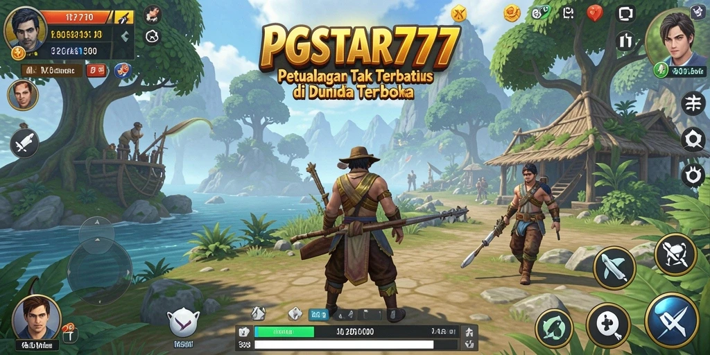 Tampilan gameplay PGSTAR777 menunjukkan petualangan seru di dunia terbuka.