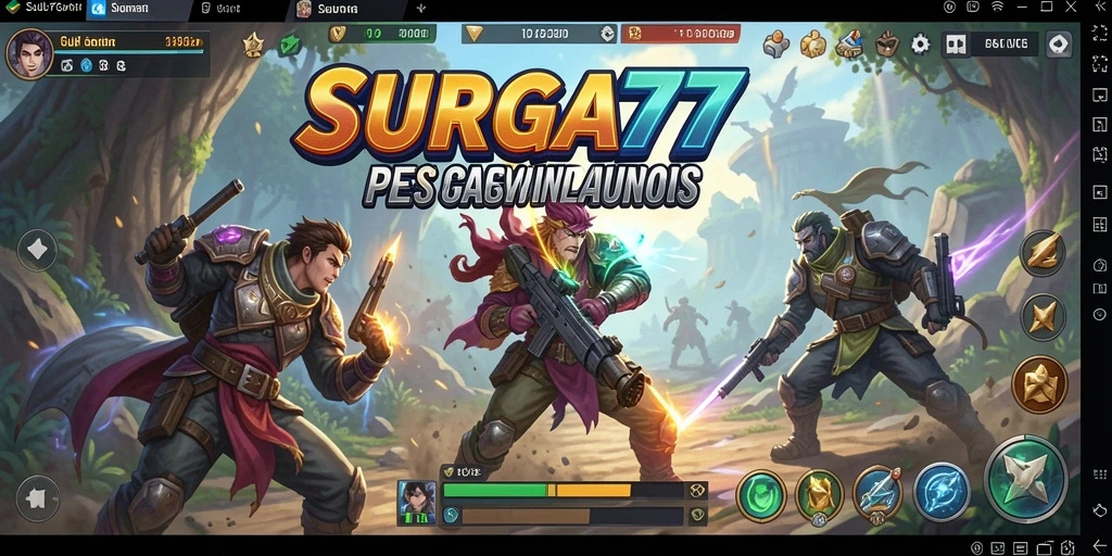 Screenshot gameplay SURGA77 yang menegangkan dan penuh aksi.